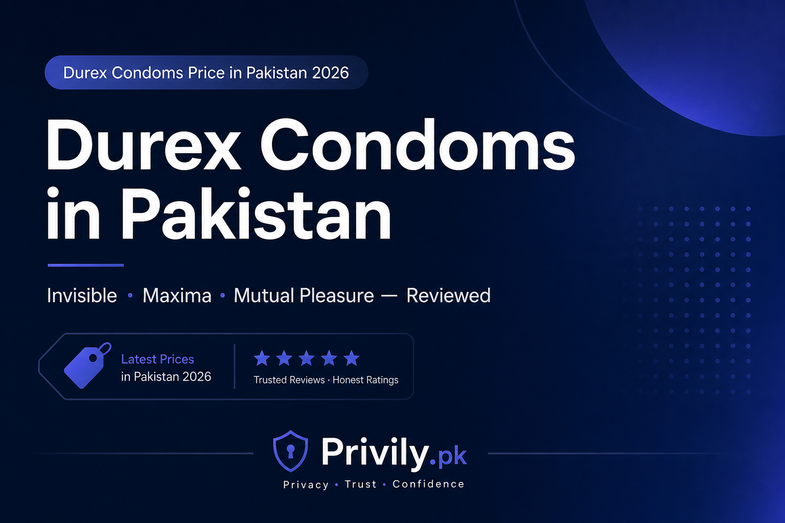 Durex Condoms Price in Pakistan 2026 — Invisible, Maxima & Mutual Pleasure Reviewed