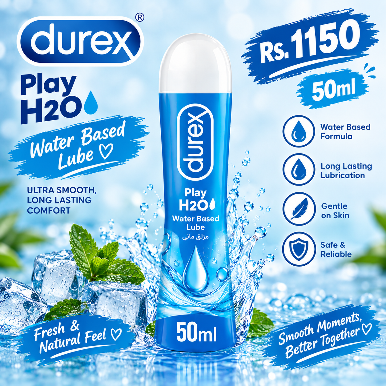 Durex Play Tingle Lube, 50ml — buy condoms online in Pakistan | Privily