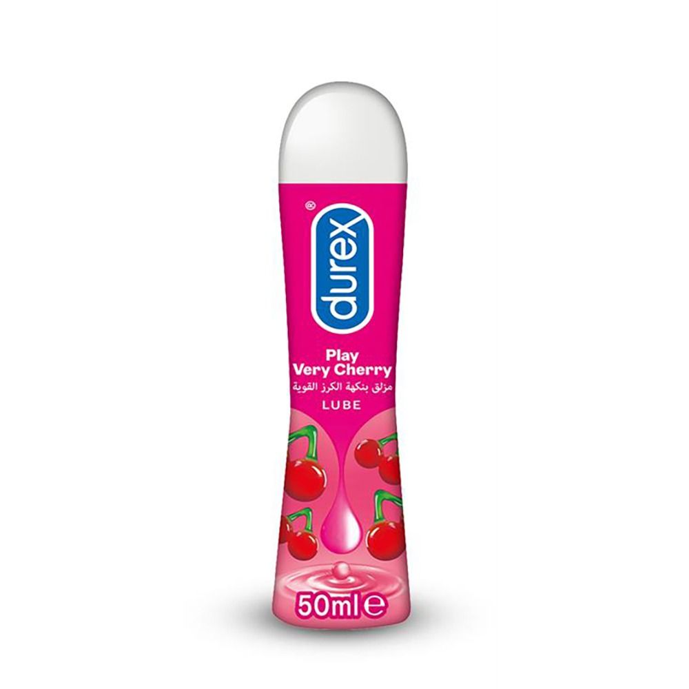 Durex Play Very Cherry Flavoured Pleasure Lube Gel, 50ml — buy condoms online in Pakistan | Privily